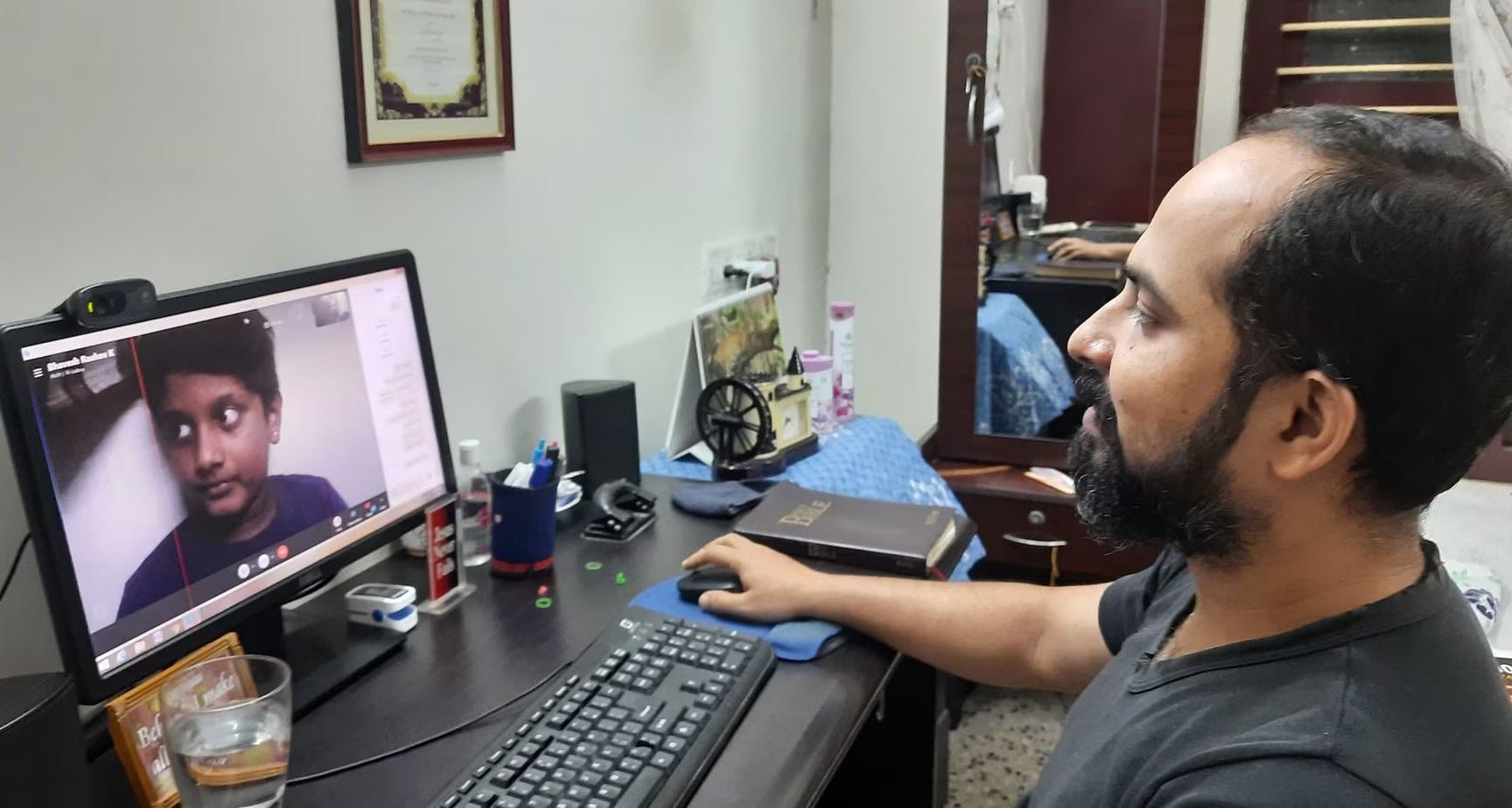 Online training class