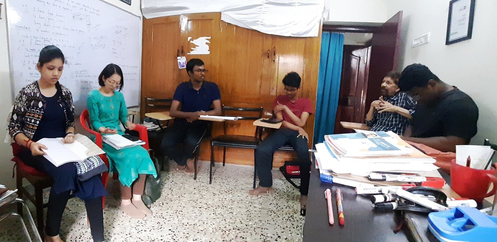 Study group discussion
